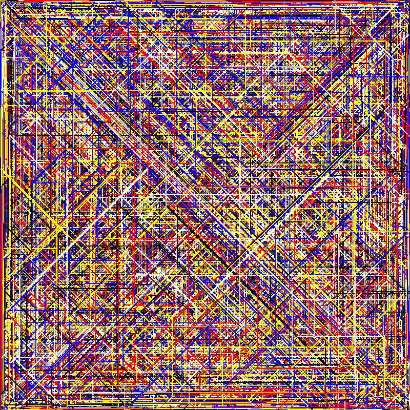 Bifurcations (straight and diagonal lines) #11