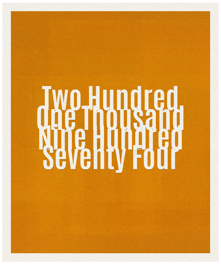 Count #201974