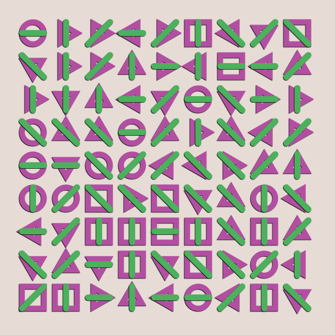 Geometric abstraction #19