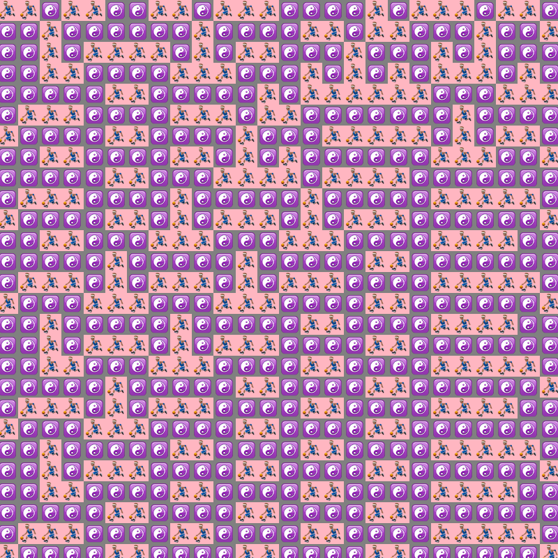 Elementary Cellular Emoji Automata #268