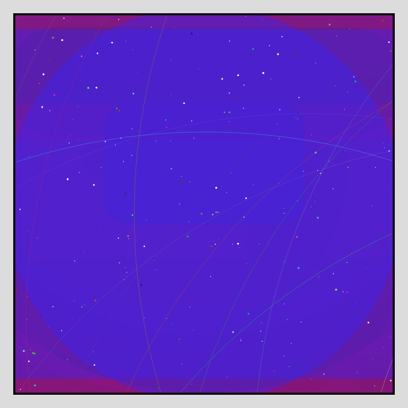 Color Field Starry B #238