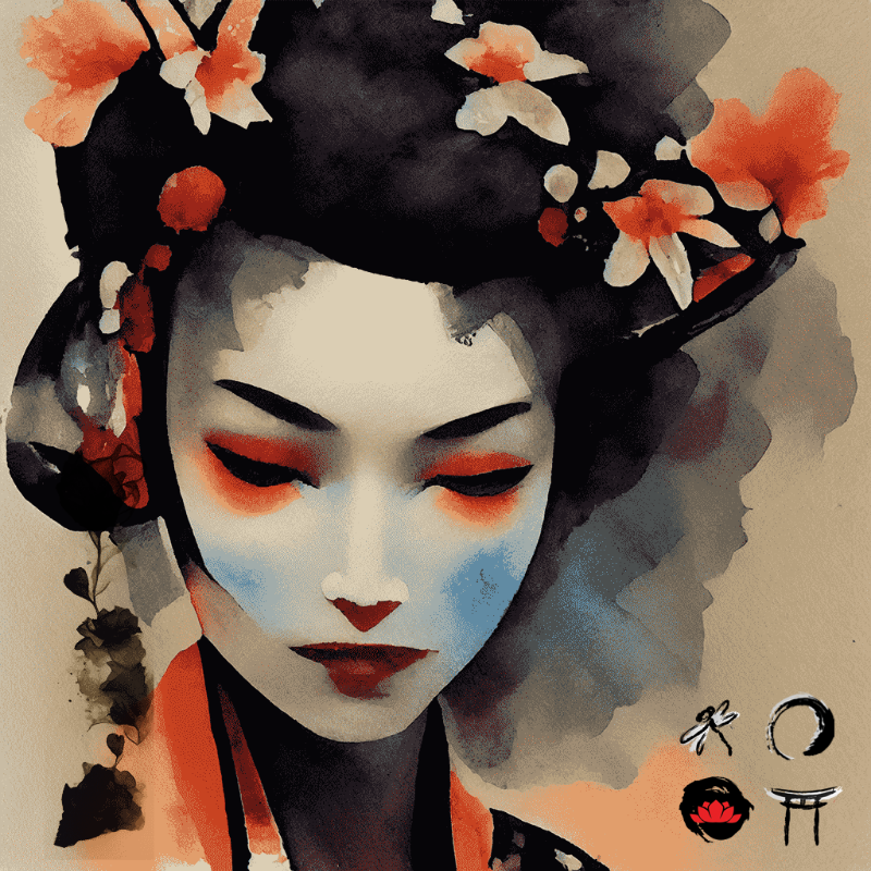 Black Rose and Geisha #13