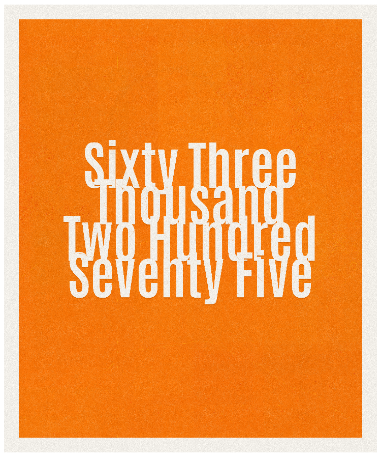 Count #63275