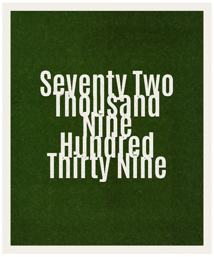 Count #72939