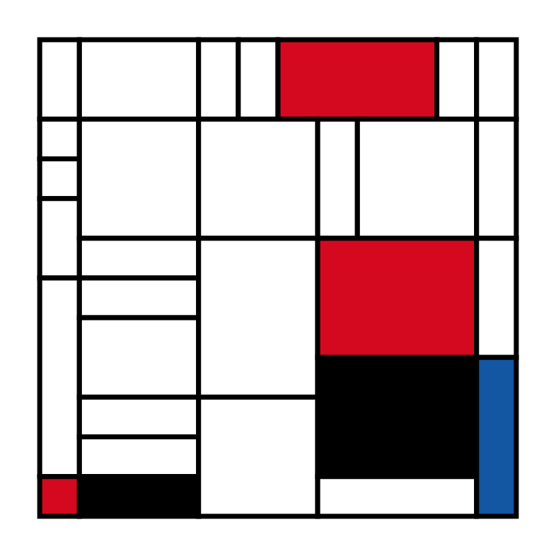 Mondrian squares #7