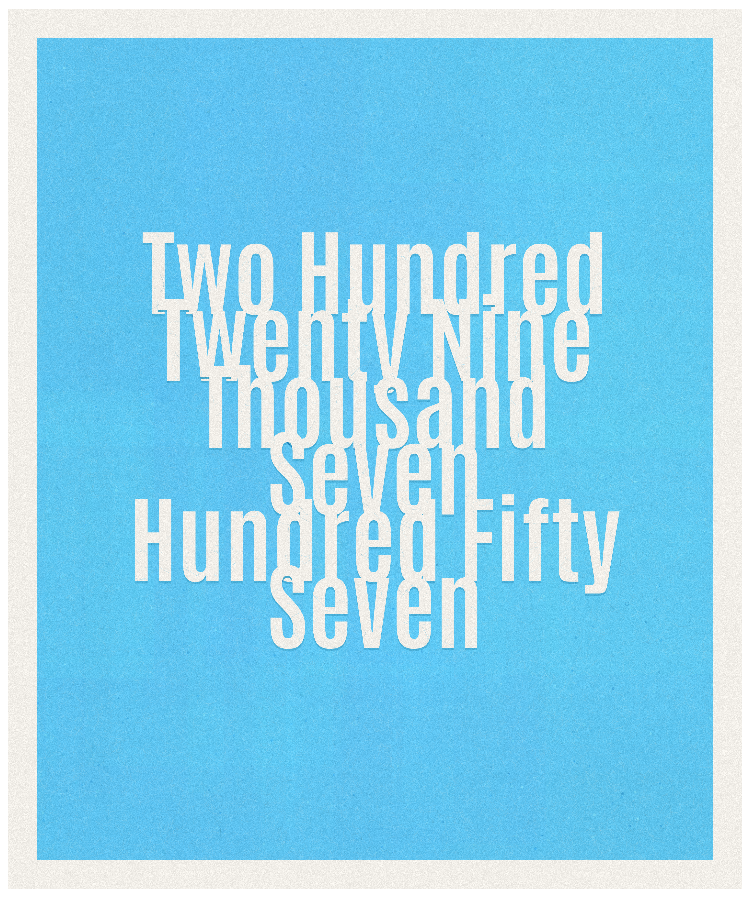 Count #229757