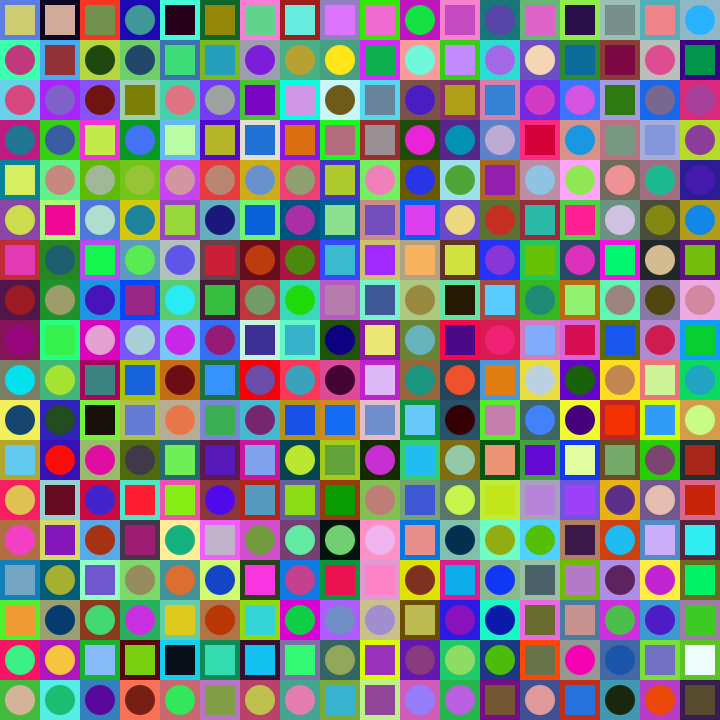 Square Dot Composition #23