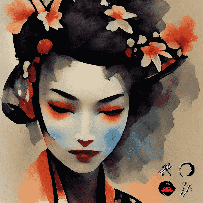 Black Rose and Geisha #10