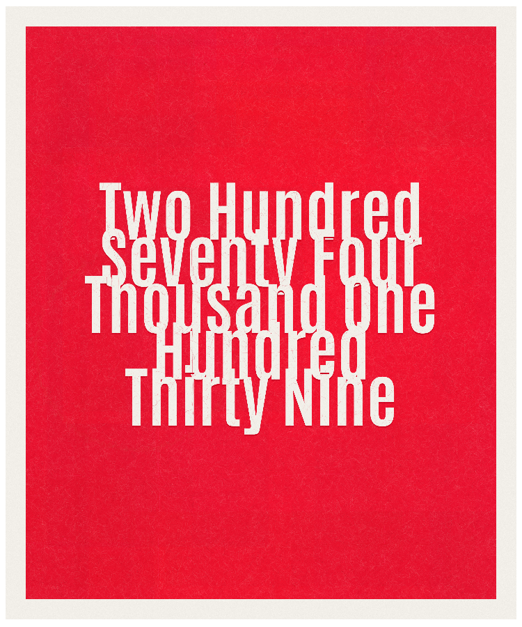 Count #274139