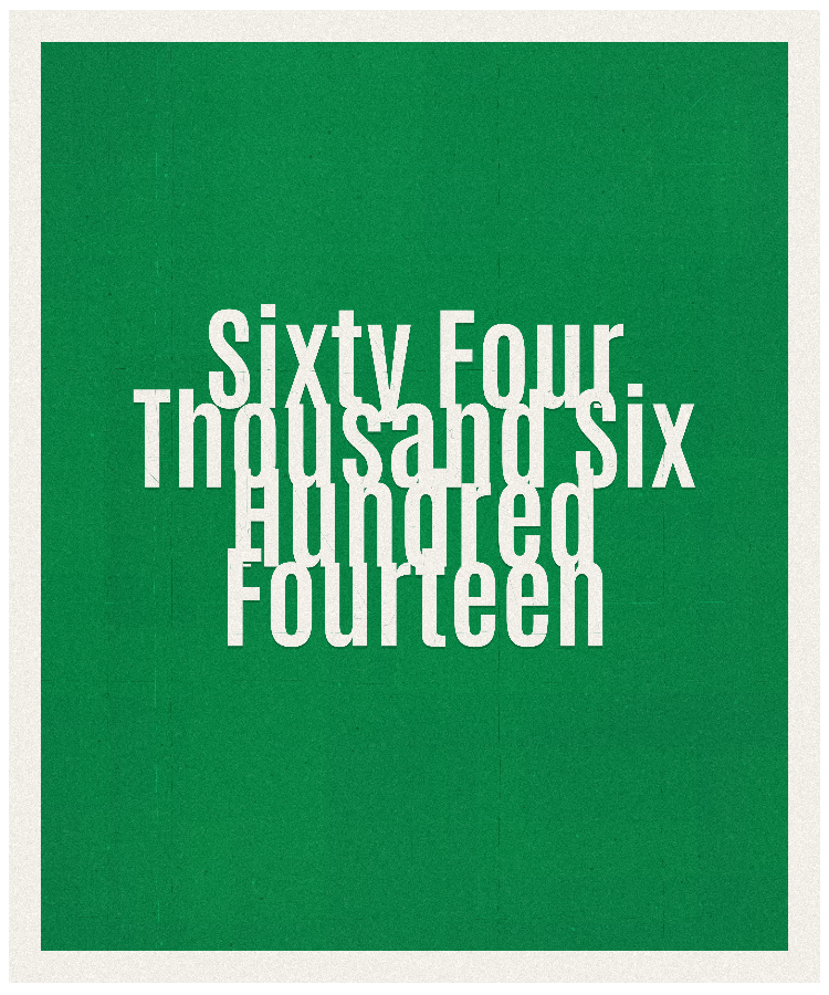 Count #64614