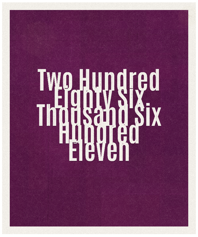 Count #286611