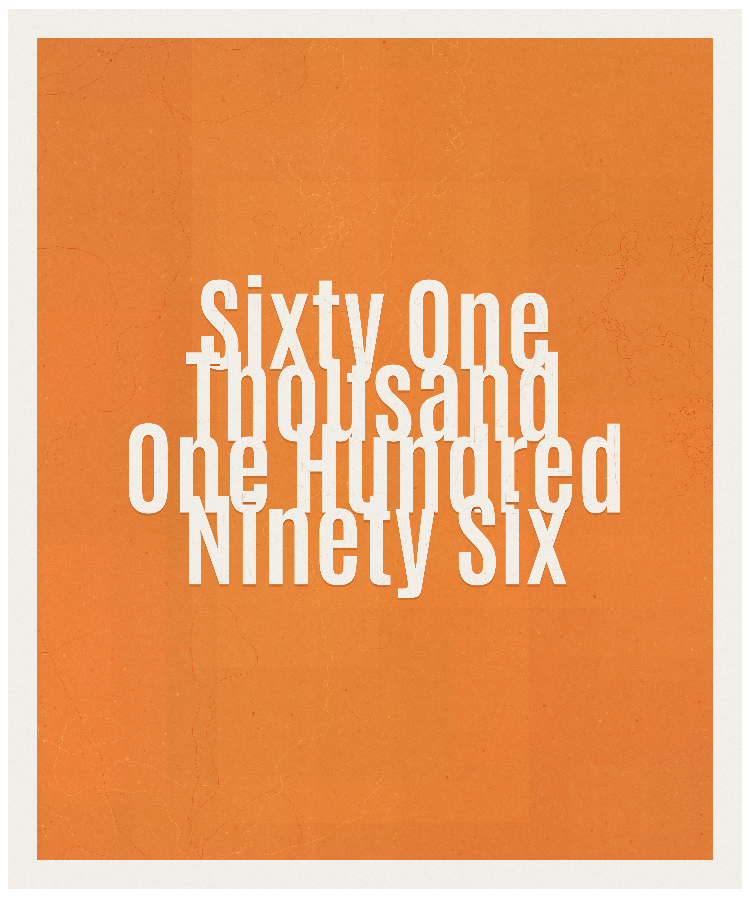 Count #61196