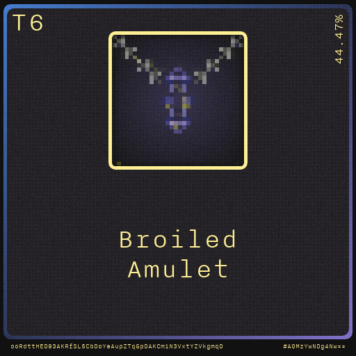 Gear for your quests - Amulet #18