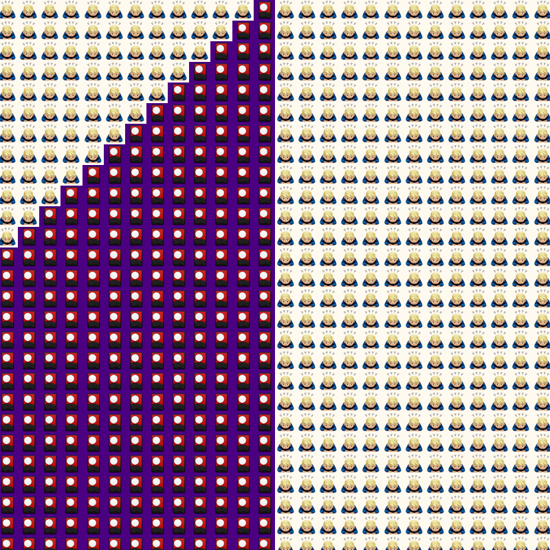 Elementary Cellular Emoji Automata #484