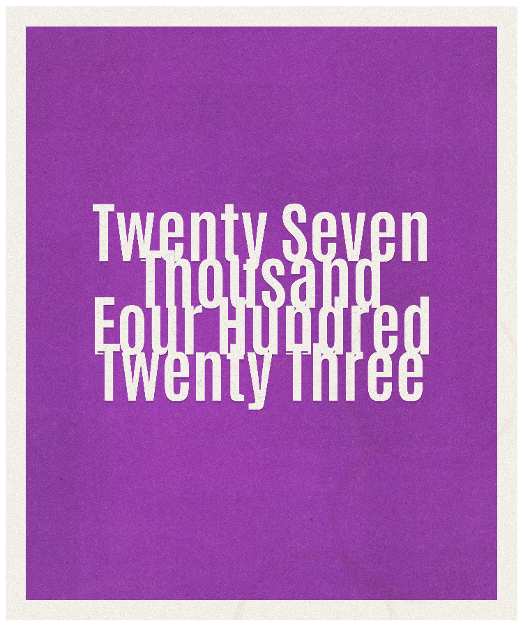 Count #27423
