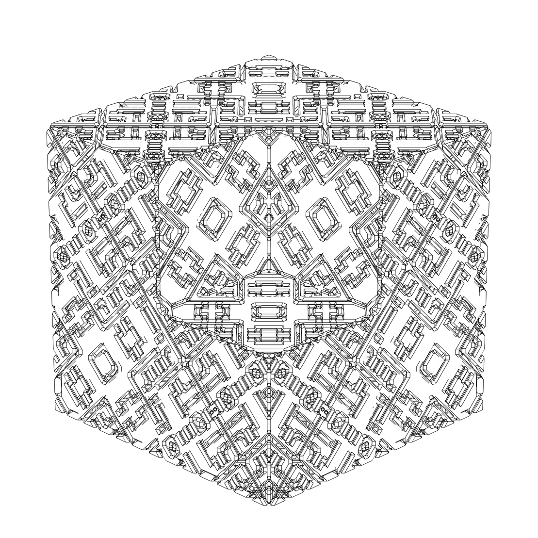 LL21 Alien Art Cube #399