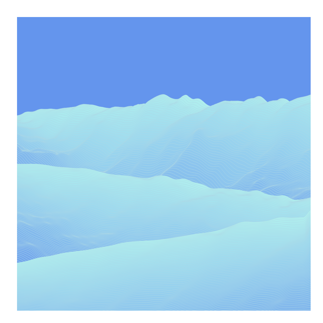 Random Mountain generative #9