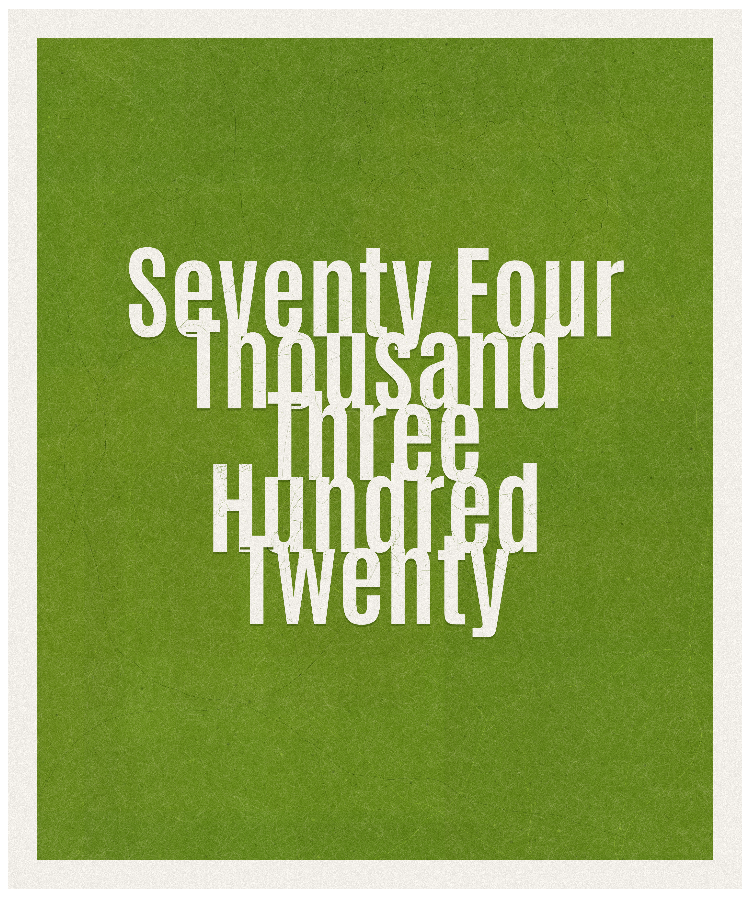Count #74320