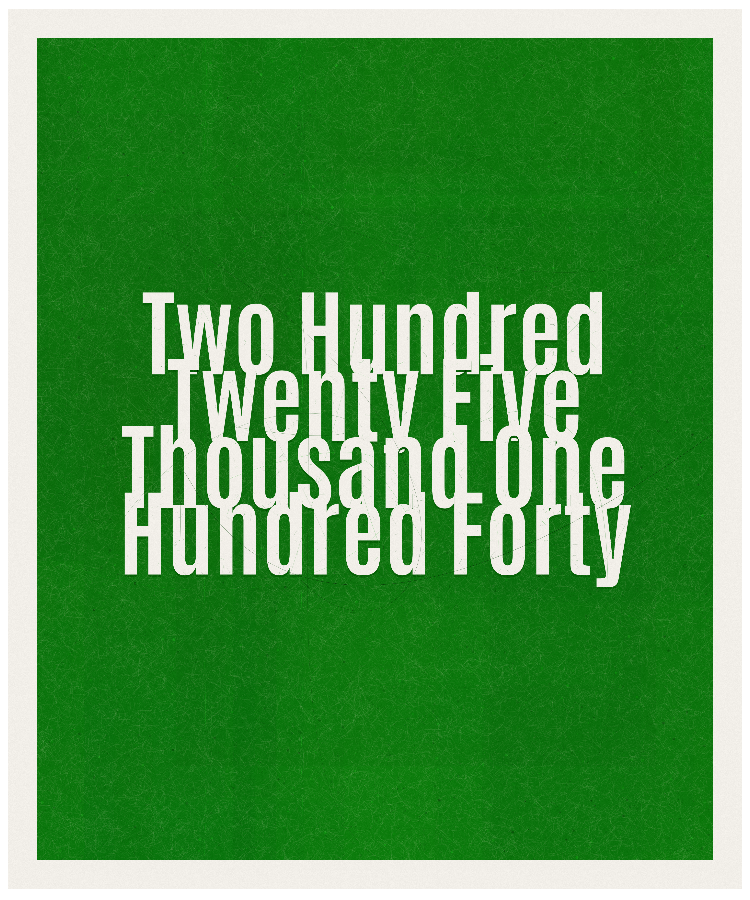 Count #225140