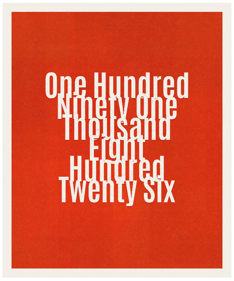 Count #191826