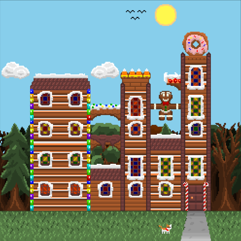 2D Mansion Candy House #10