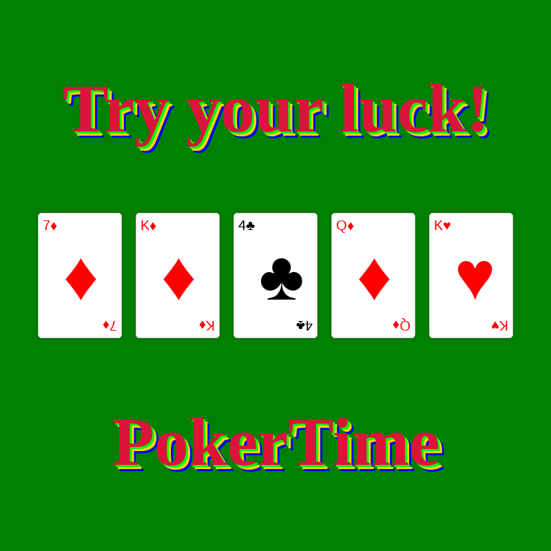 Try your Luck: PokerTime #4