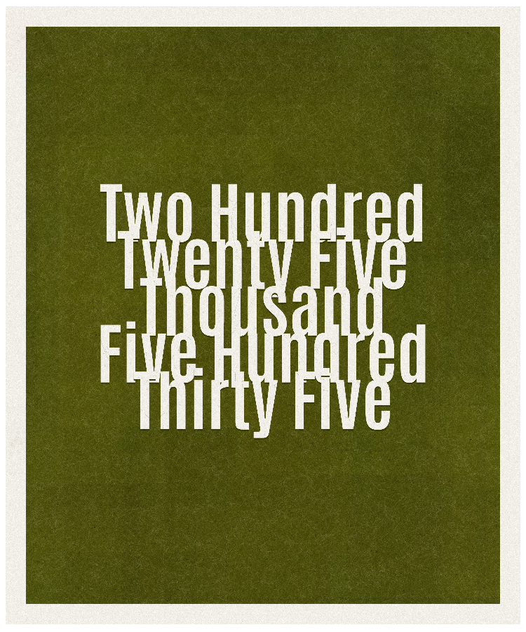 Count #225535