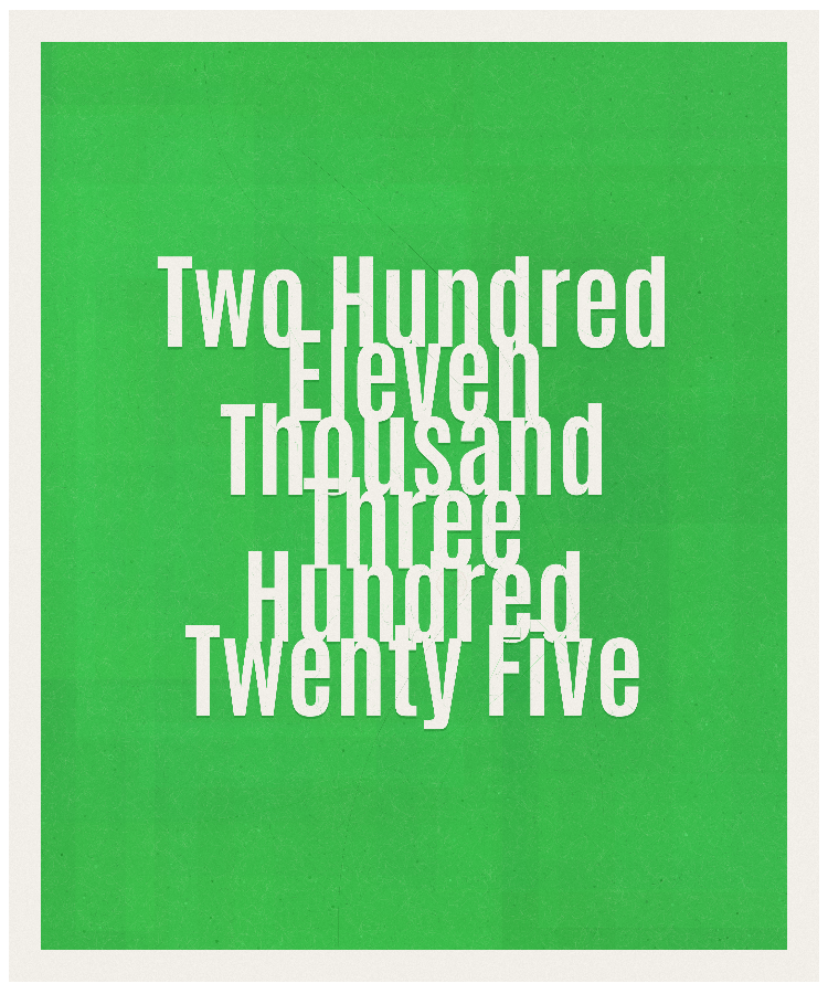 Count #211325