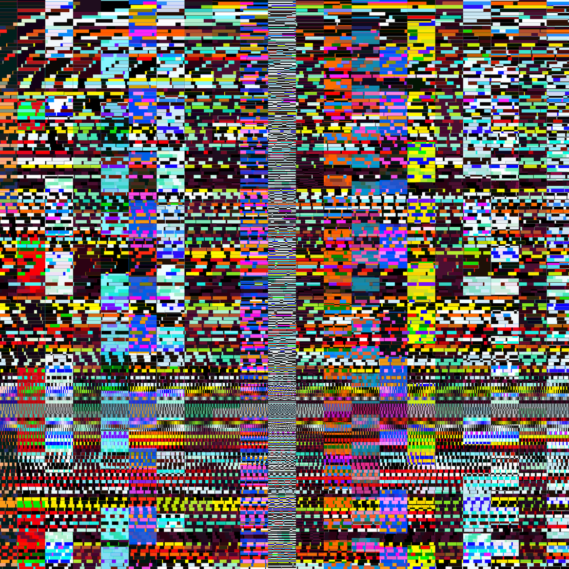 Glitchometry Stripes #122