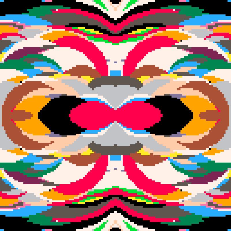 Rapid Psychedelic Inkblot Test Generator #9