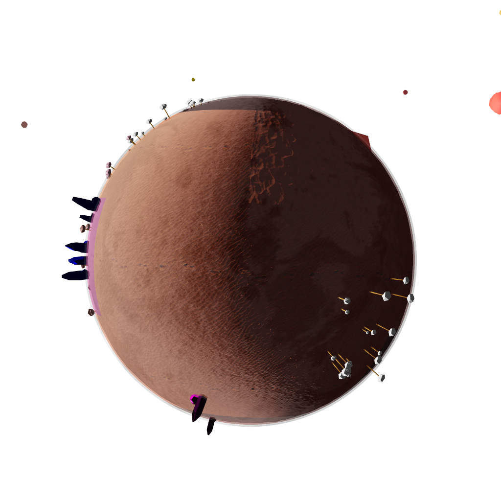 Exoplanets in texture #15