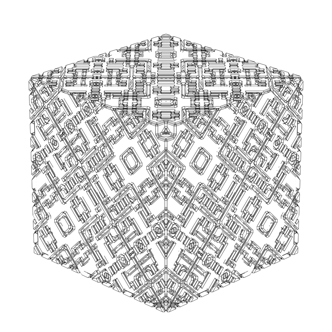 LL21 Alien Art Cube #375