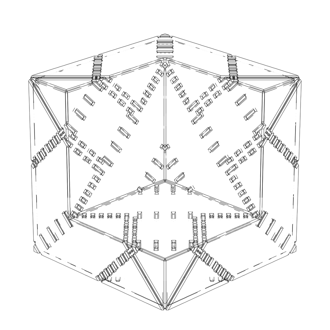 LL21 Alien Art Cube #679