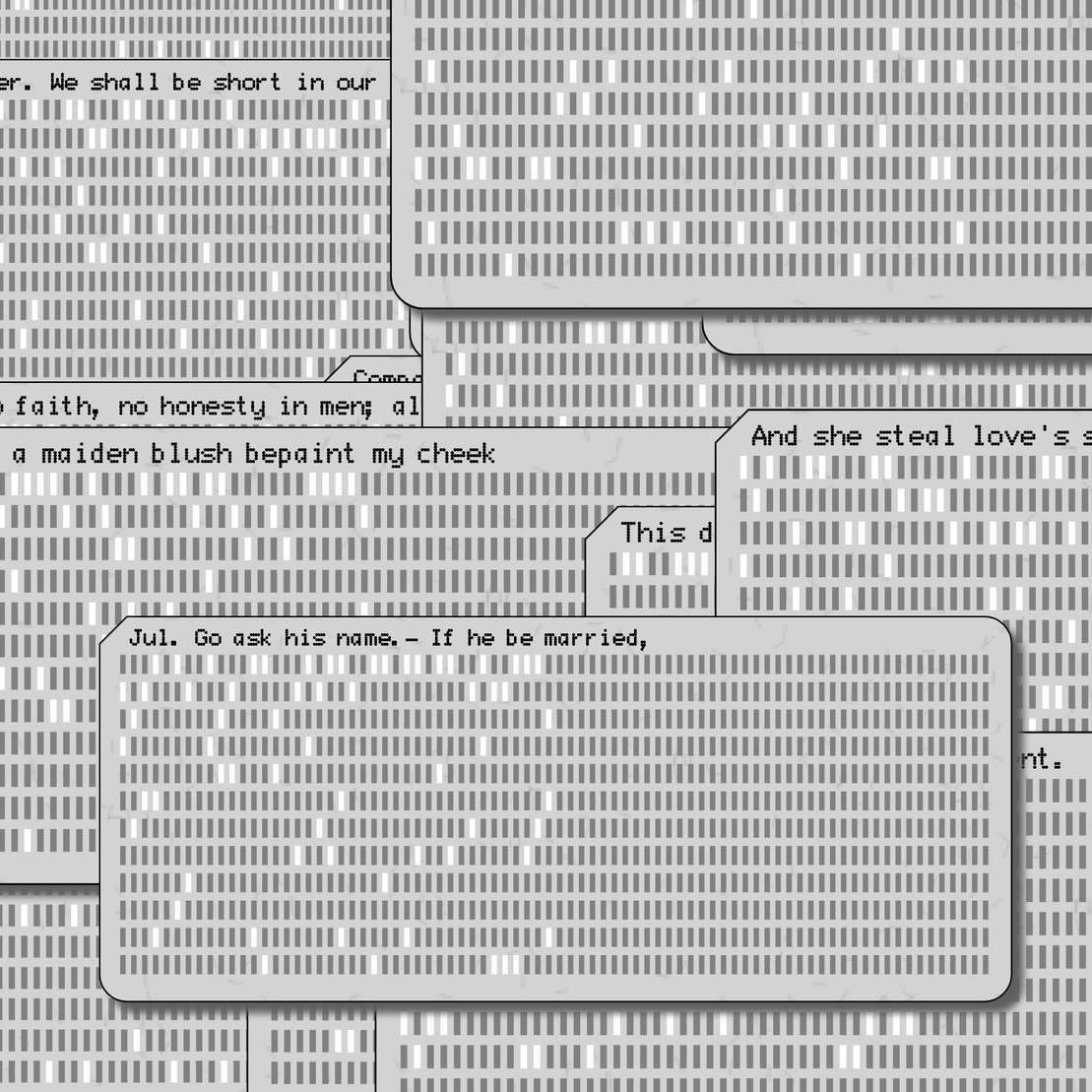 Romeo and Juliet on Punched Cards (Free) #38