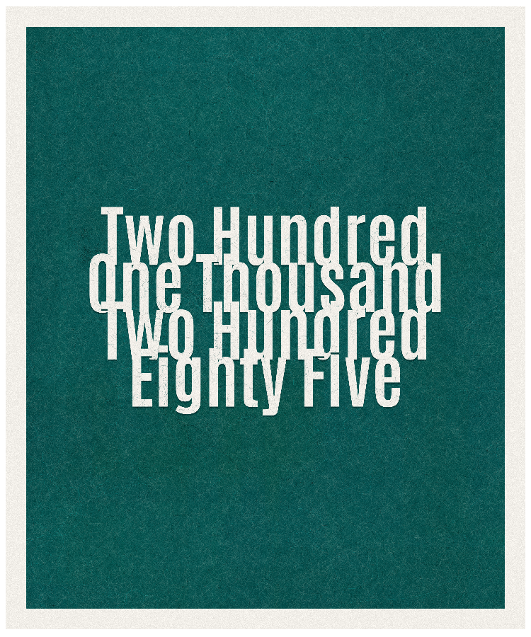 Count #201285