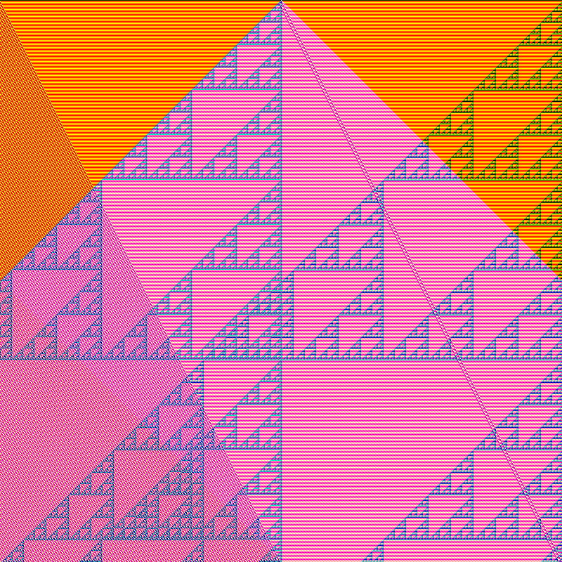 RGB Elementary Cellular Automaton #328