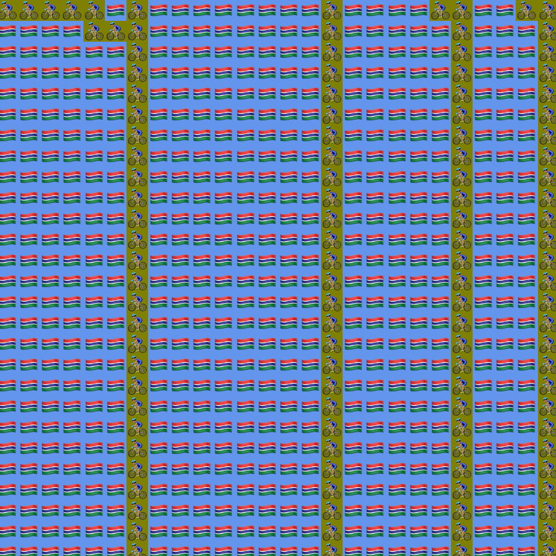 Elementary Cellular Emoji Automata #149