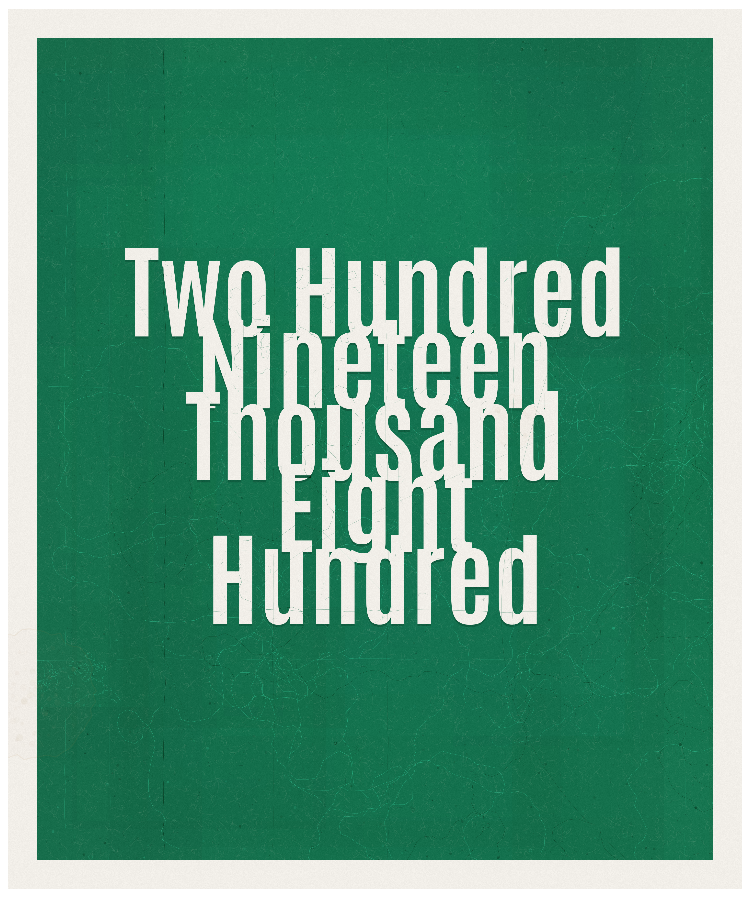 Count #219800