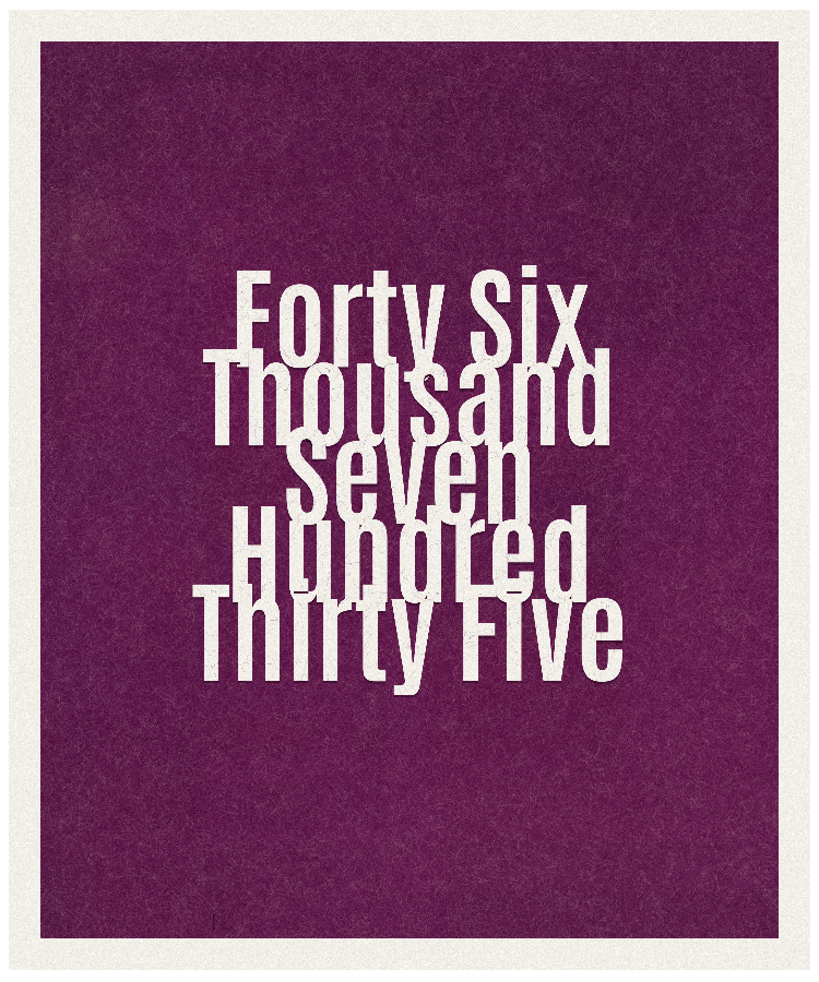 Count #46735