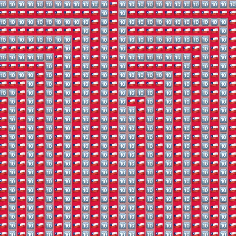 Elementary Cellular Emoji Automata #427