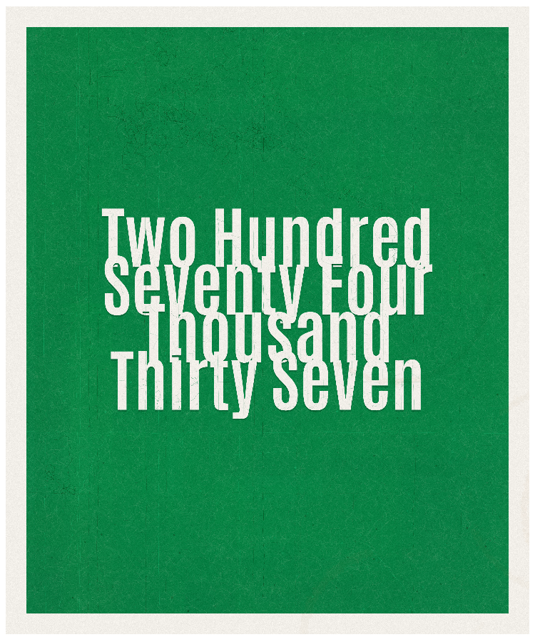 Count #274037