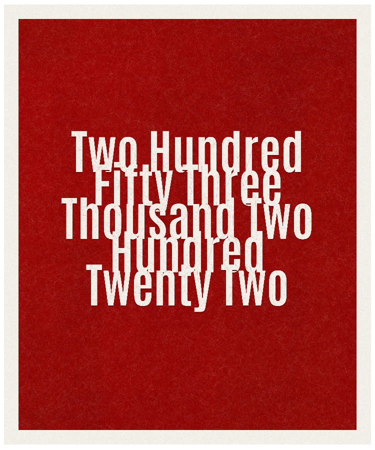 Count #253222