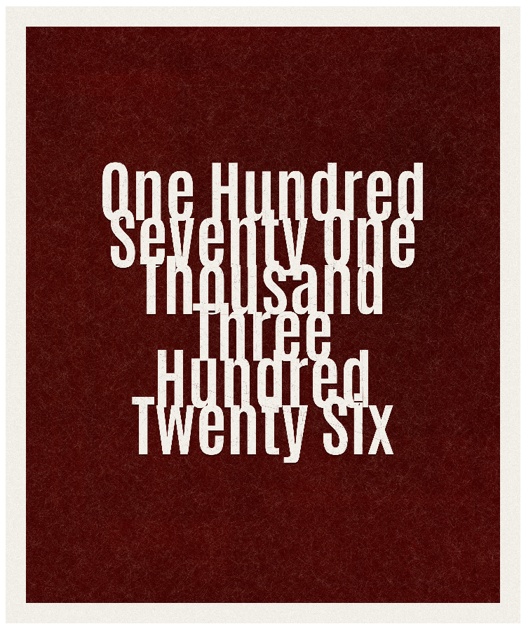 Count #171326