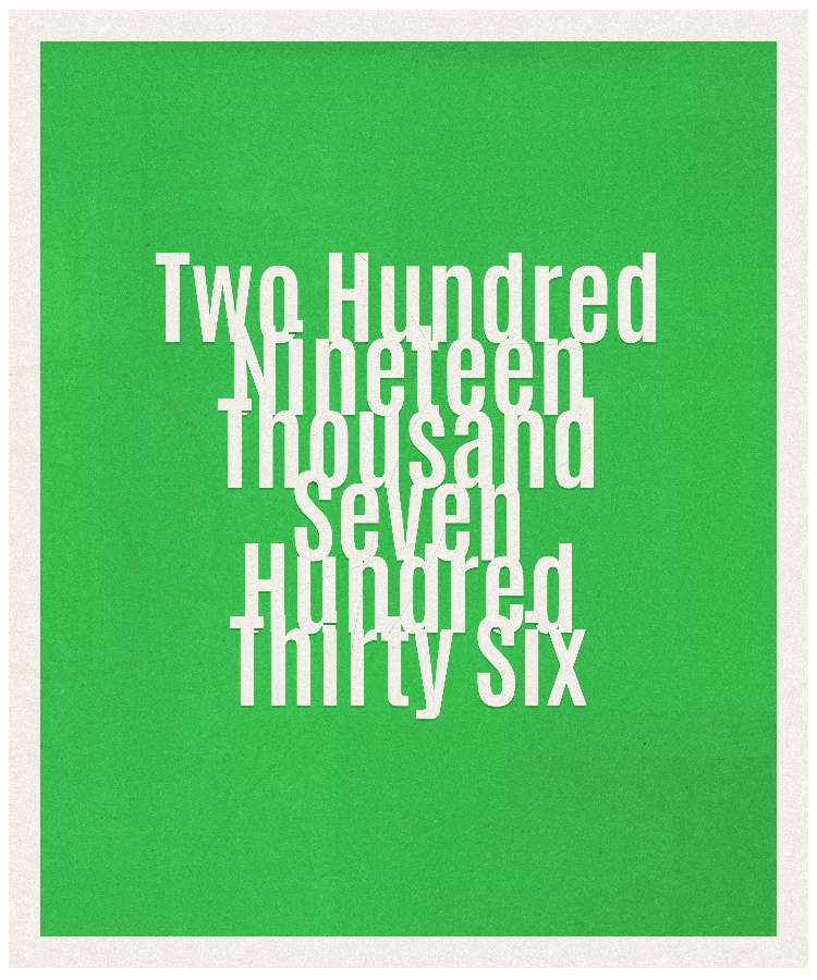 Count #219736