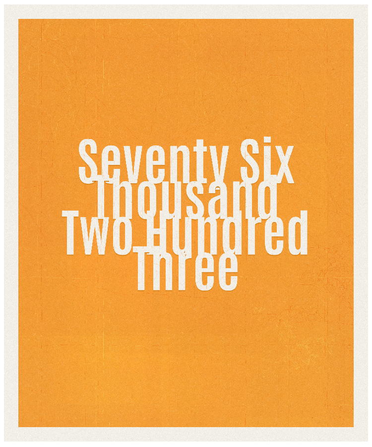 Count #76203