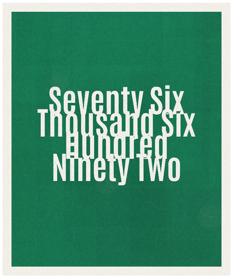 Count #76692