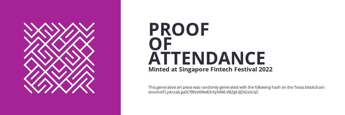 SFF2022 Proof of Attendance Token #1112