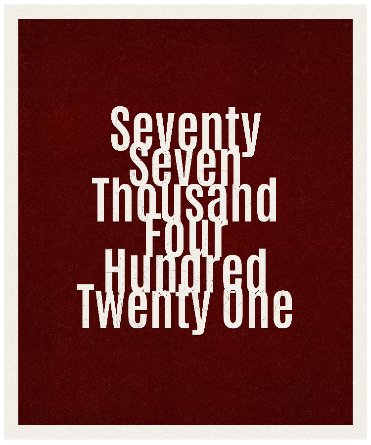 Count #77421