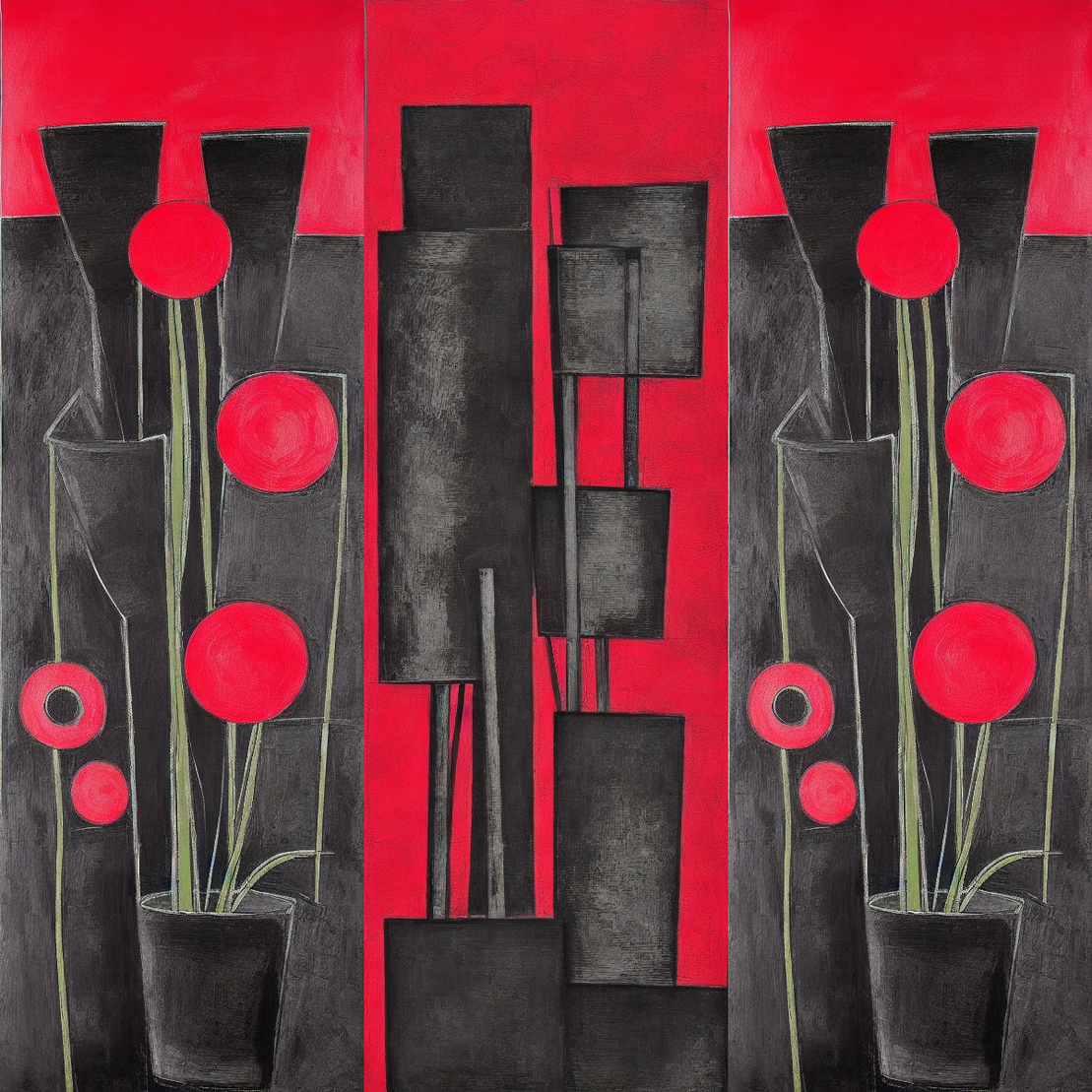 Cubism Flowers #1