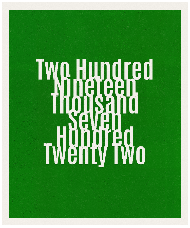 Count #219722
